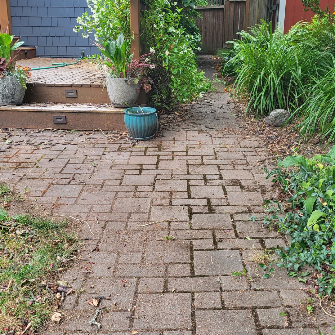 driveway pressure wash before